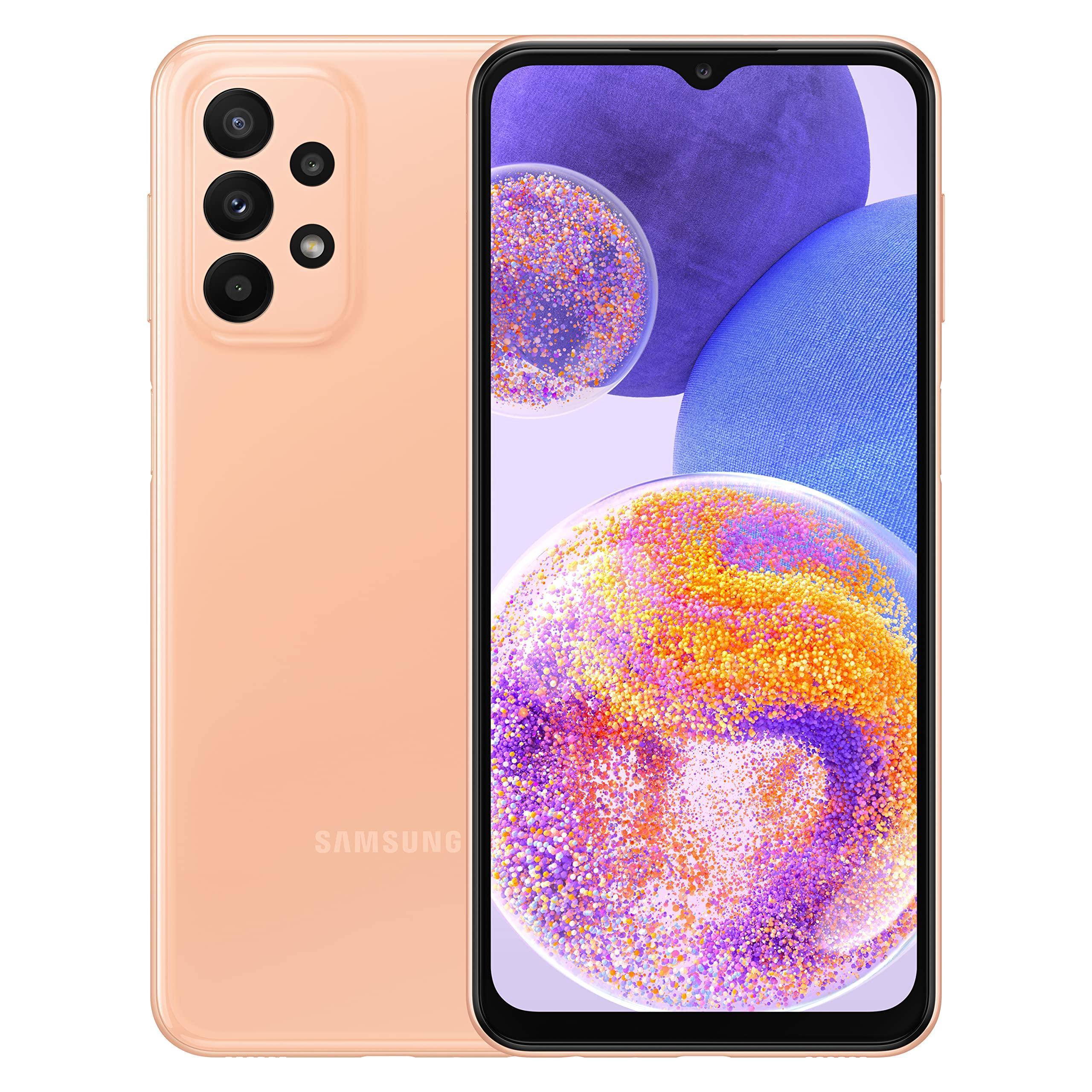 (Refurbished) Samsung Galaxy A23 Peach, 6GB RAM, 128GB Storage with No Cost EMI/Additional Exchange Offers