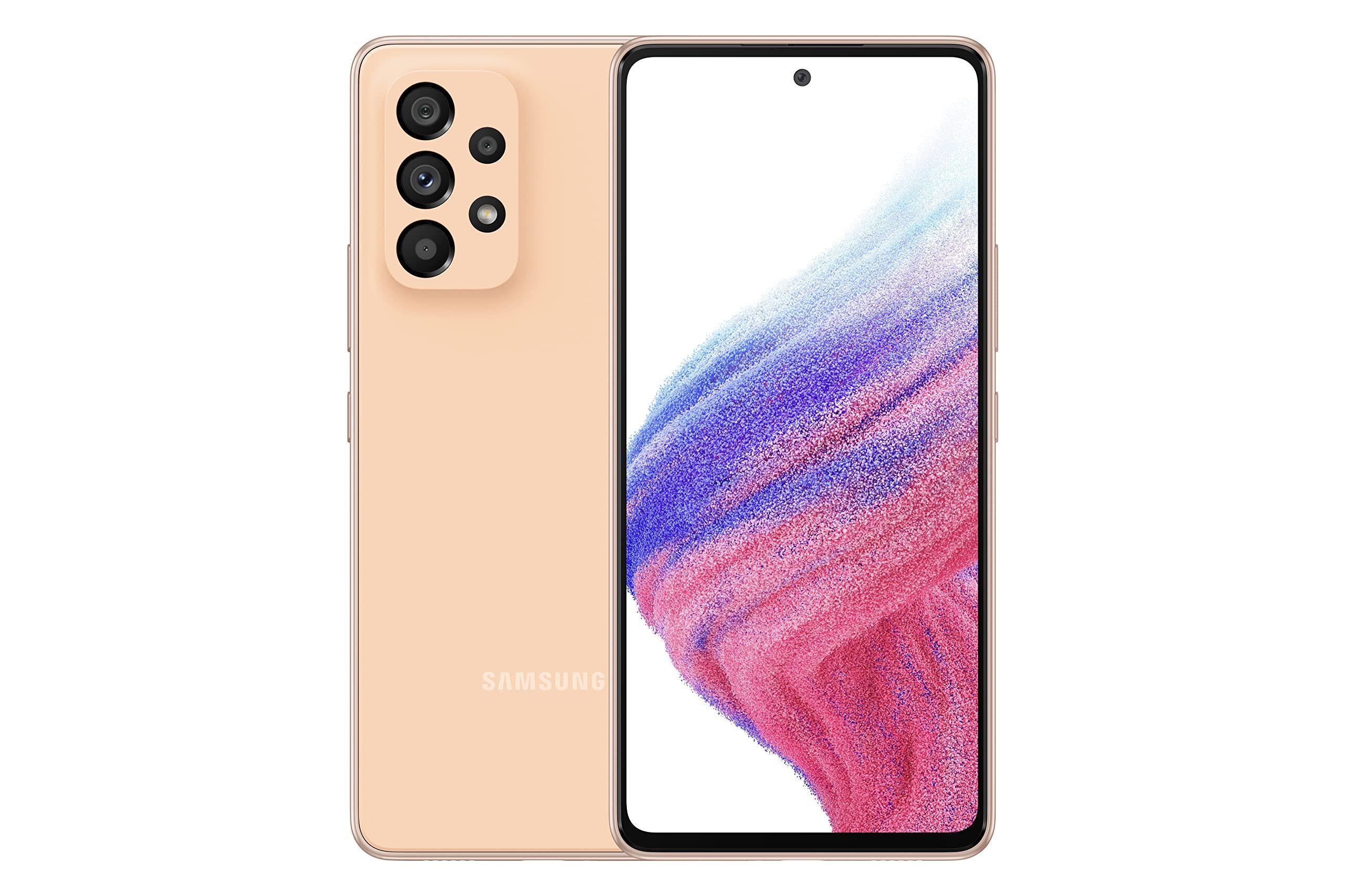 (Refurbished) Samsung Galaxy A53 Orange, 8GB RAM, 128GB Storage