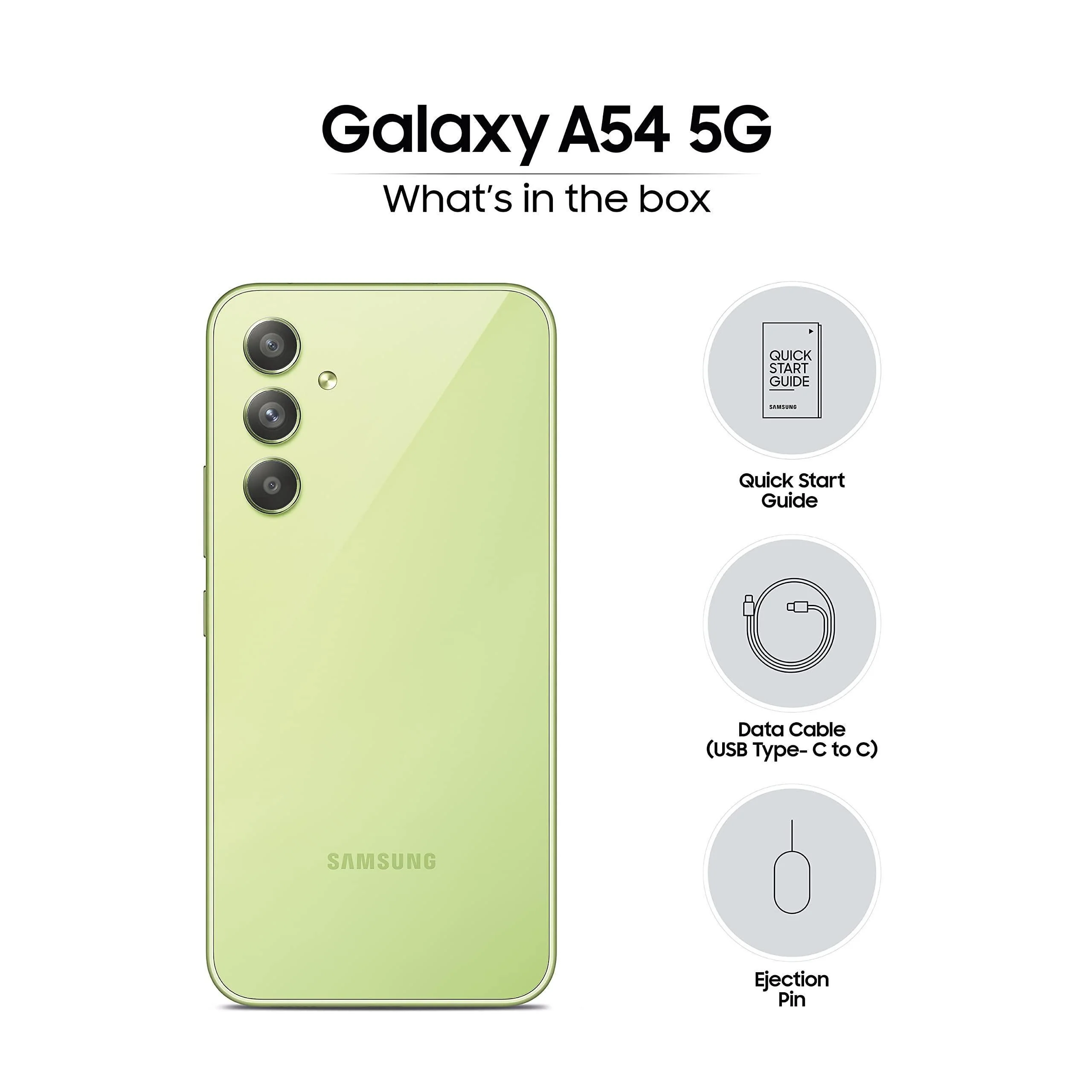 (Refurbished) Samsung Galaxy A54 5G (Awesome Lime, 8GB, 256GB Storage) | 50 MP No Shake Cam (OIS) | IP67 | Gorilla Glass 5 | Voice Focus | Travel Adapter to be Purchased Separately - Image 7