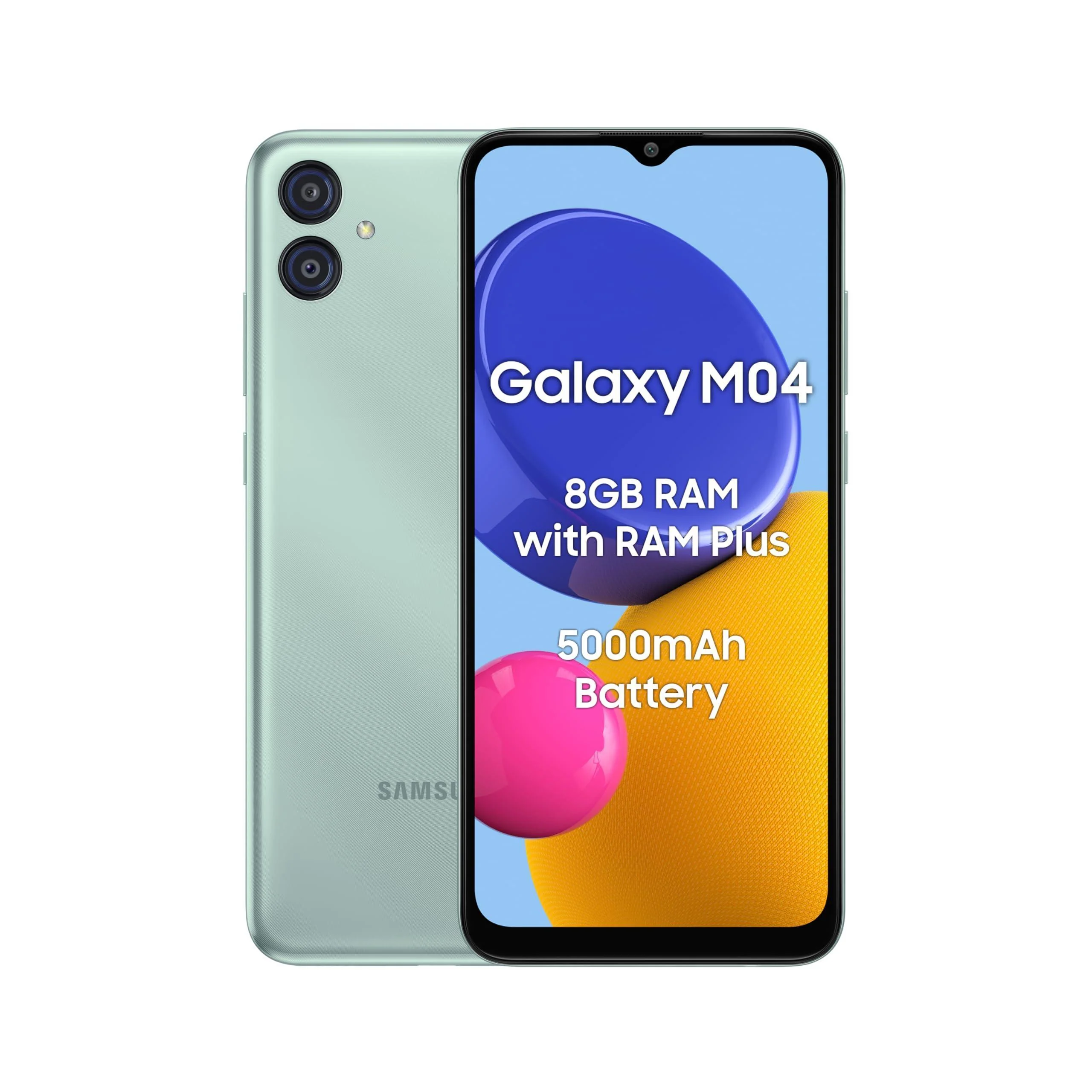 (Refurbished) Samsung Galaxy M04 Light Green, 4GB RAM, 128GB Storage | Upto 8GB RAM with RAM Plus | MediaTek Helio P35 Octa-core Processor | 5000 mAh Battery | 13MP Dual Camera - Image 6