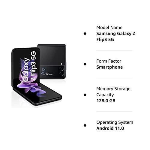 (Refurbished) Samsung Galaxy Z Flip3 5G (Phantom Black, 8GB RAM, 128GB Storage) - Image 2
