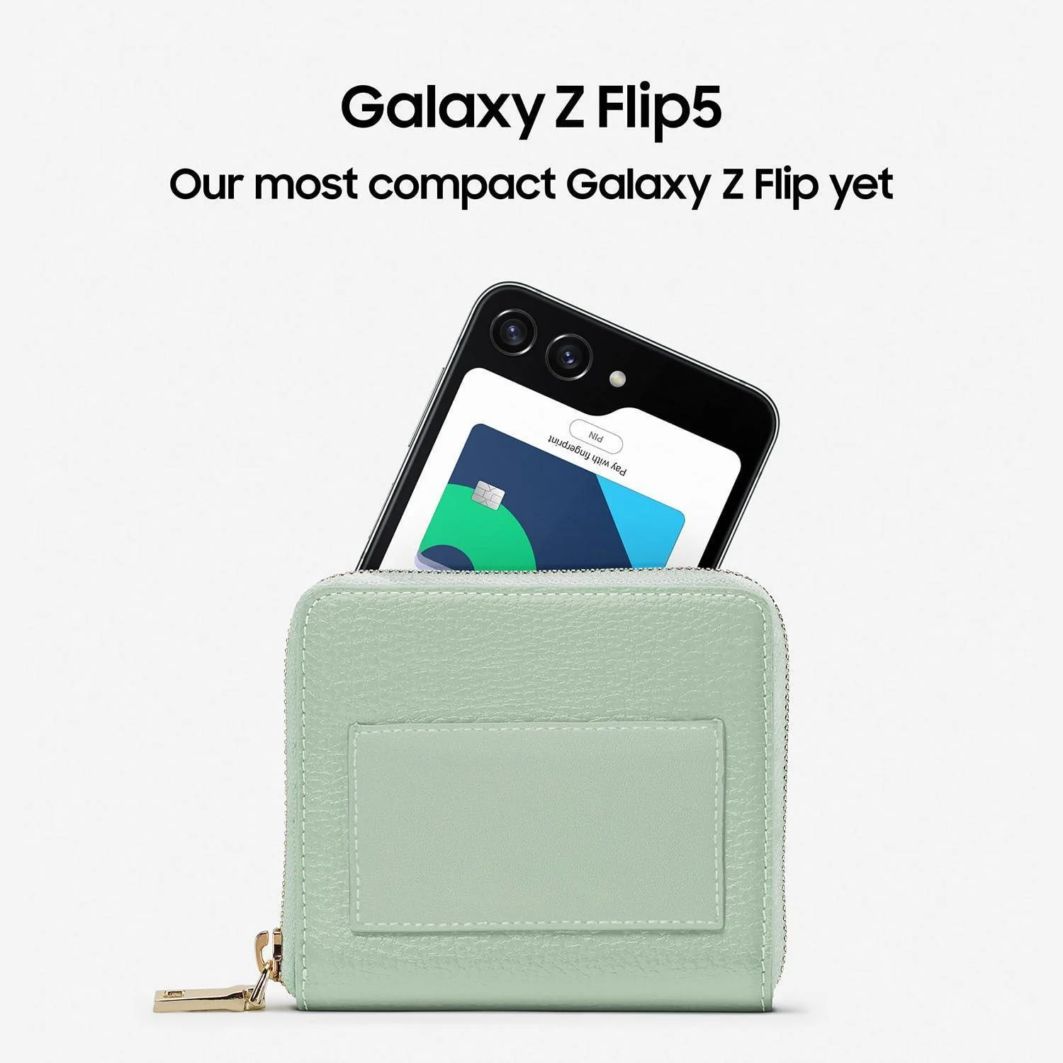 (Refurbished) Samsung Galaxy Z Flip5 5G (Mint, 8GB RAM, 256GB Storage) - Image 3