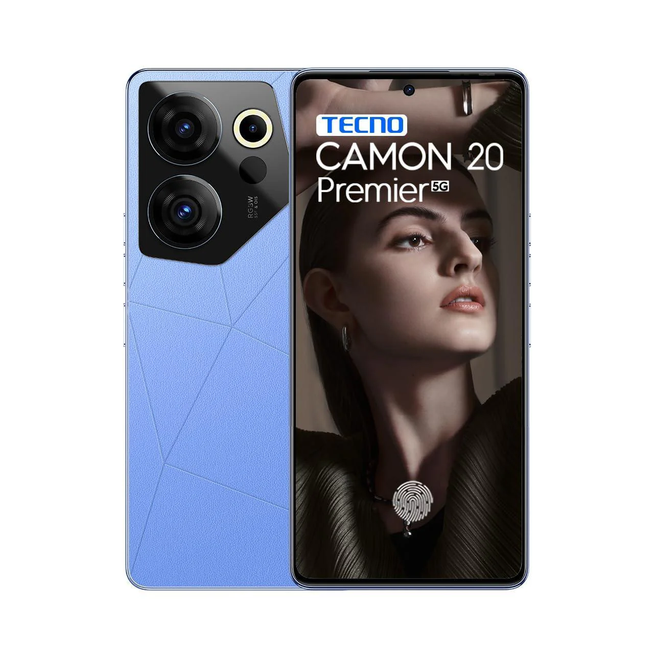 (Refurbished) Tecno Camon 20 Premier 5G (Serenity Blue, 8GB RAM,512GB Storage)|8GB Expandable RAM| Industry 1st 50MP RGBW-Pro Camera| Segment 1st 108MP Ultra-Wide Macro Lens |6.67" 120Hz, 10bit AMOLED in-Display