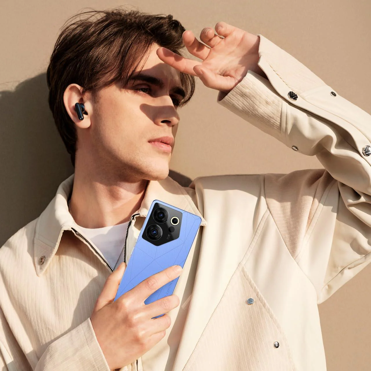 (Refurbished) Tecno Camon 20 Premier 5G (Serenity Blue, 8GB RAM,512GB Storage)|8GB Expandable RAM| Industry 1st 50MP RGBW-Pro Camera| Segment 1st 108MP Ultra-Wide Macro Lens |6.67" 120Hz, 10bit AMOLED in-Display - Image 2