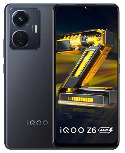 (Refurbished) Vivo iQOO Z6 44W (Raven Black, 6GB RAM, 128GB Storage, Cellular, 6.44 inches)