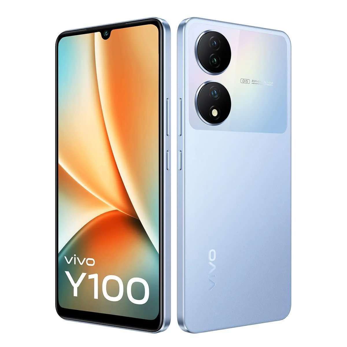 (Refurbished) Vivo Y100 5G (Pacific Blue, 8GB RAM, 128GB Storage) with No Cost EMI/Additional Exchange Offers