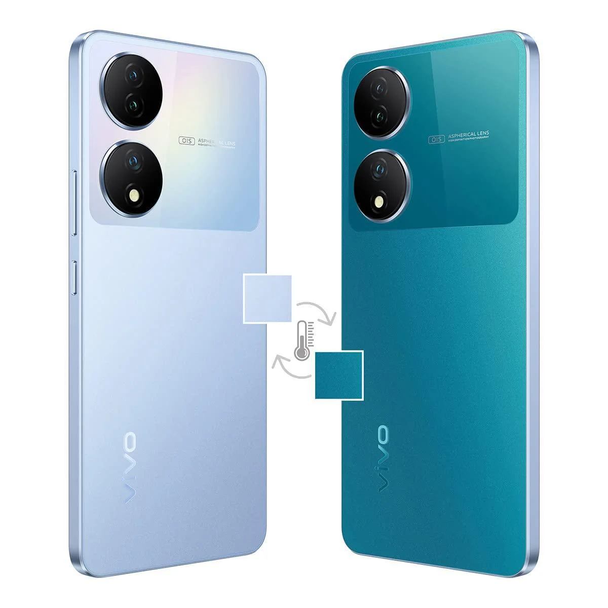 (Refurbished) Vivo Y100 5G (Pacific Blue, 8GB RAM, 128GB Storage) with No Cost EMI/Additional Exchange Offers - Image 6
