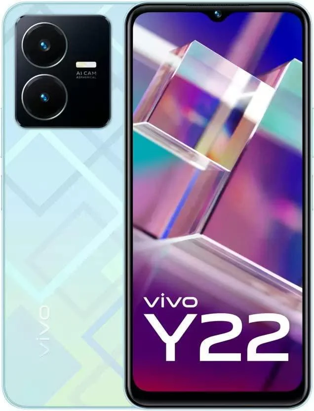 (Refurbished) vivo Y22 (Metaverse Green, 128 GB) (6 GB RAM)
