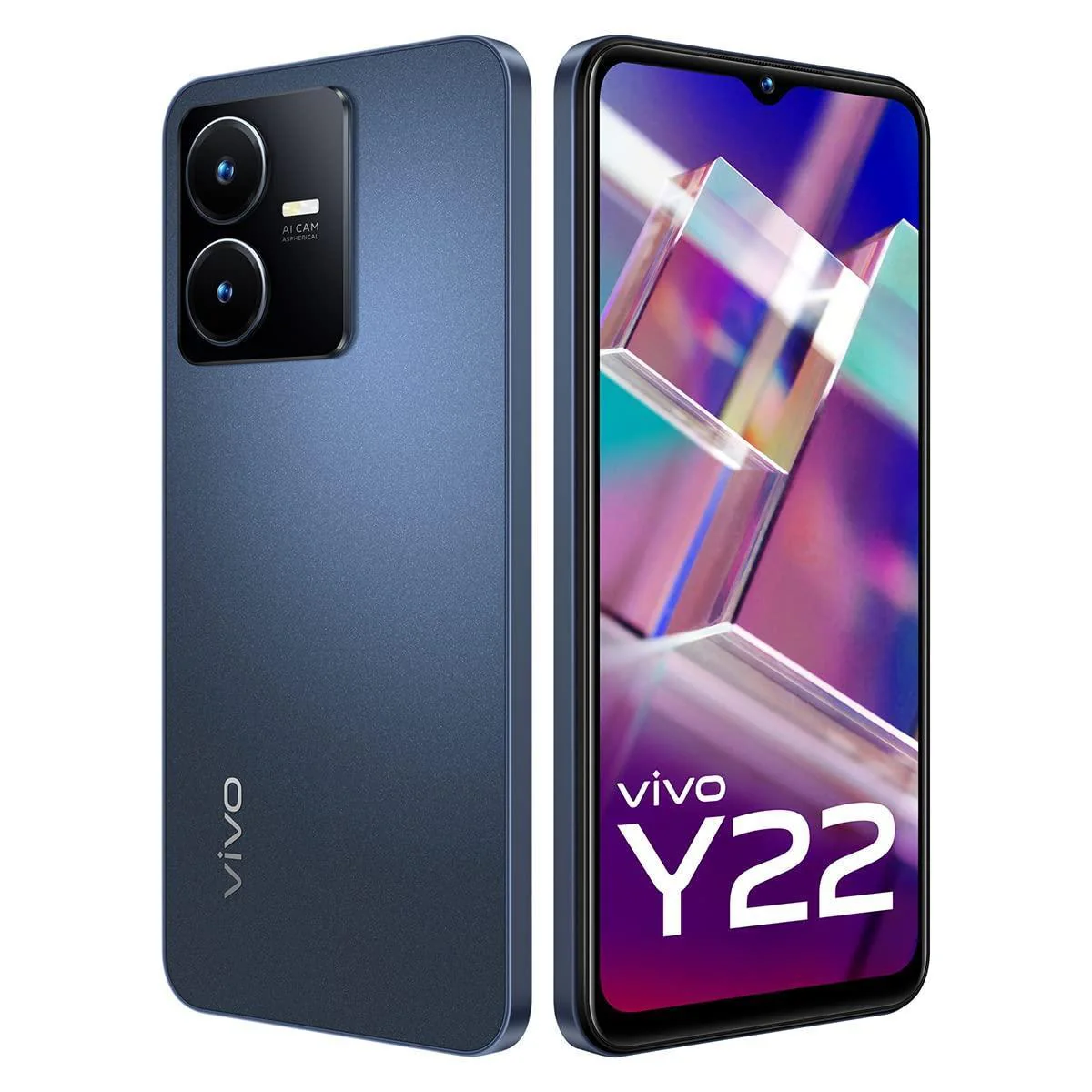 (Refurbished) Vivo Y22 (Starlit Blue, 4GB RAM, 128GB Storage) - Image 2