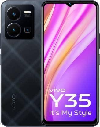 (Refurbished) Vivo Y35 (Agate Black, 8GB RAM, 128GB Storage) with No Cost EMI/Additional Exchange Offers