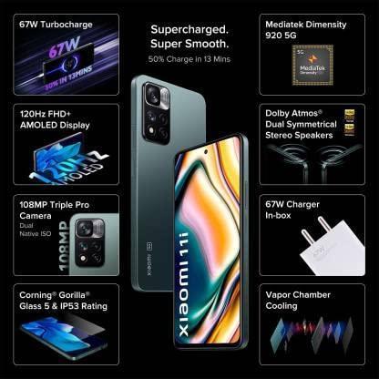 (Refurbished) Xiaomi 11i 5G (Camo Green, 6GB RAM, 128GB Storage),Medium - Image 2