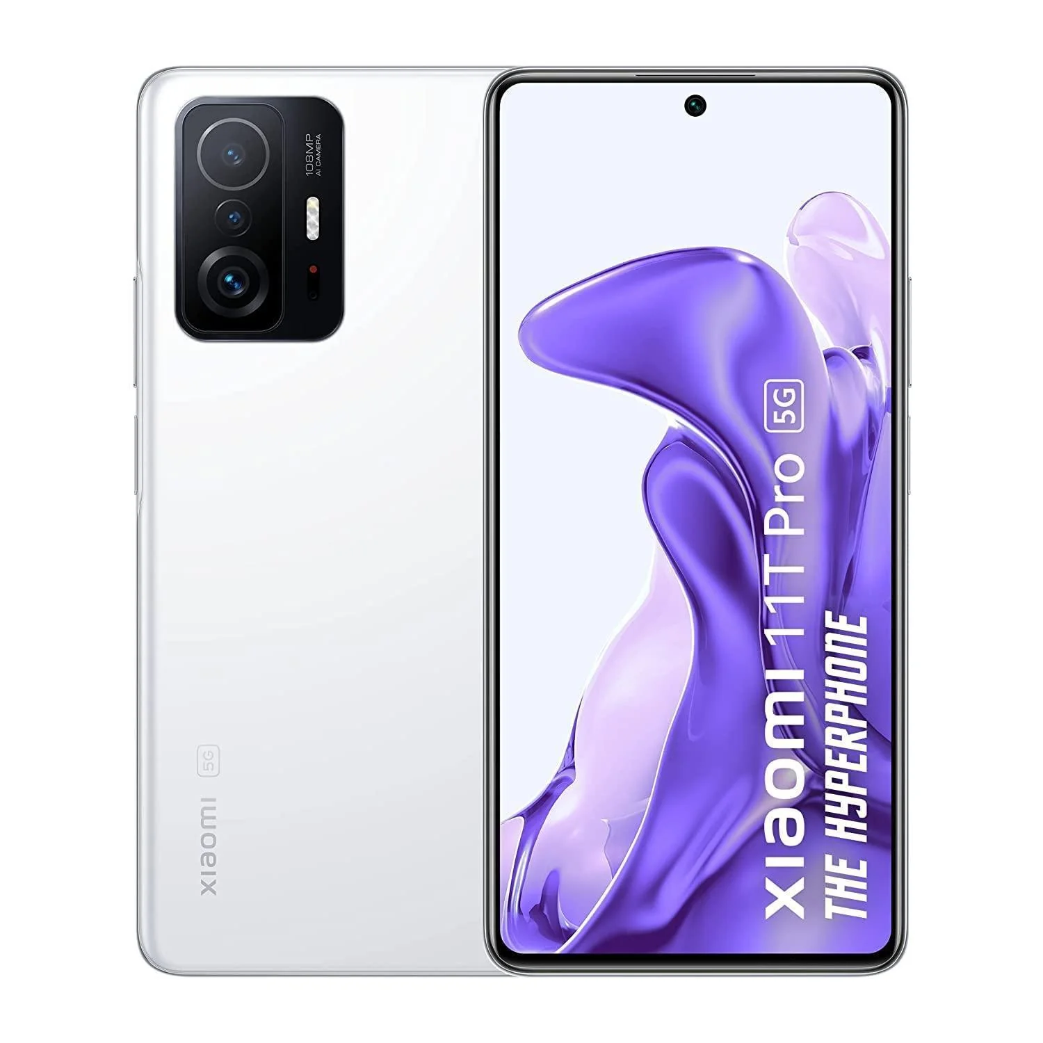 (Refurbished) Xiaomi 11T Pro 5G Hyperphone(Moonlight White,8GB RAM,128GB Storage)