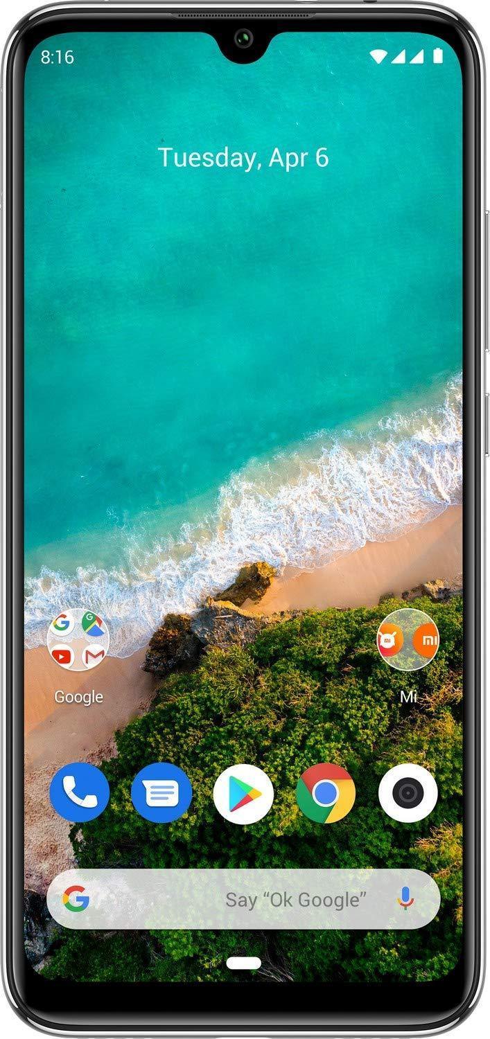(Refurbished) Xiaomi Mi A3 (More Than White, 6GB RAM, AMOLED Display, 128GB Storage, 4030mAH Battery)