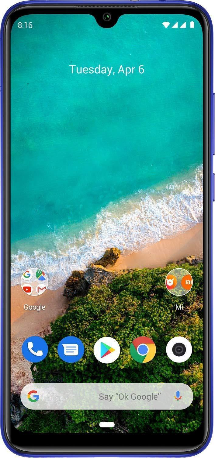 (Refurbished) Xiaomi Mi A3 (Not just Blue, 6GB RAM, AMOLED Display, 128GB Storage, 4030mAH Battery)