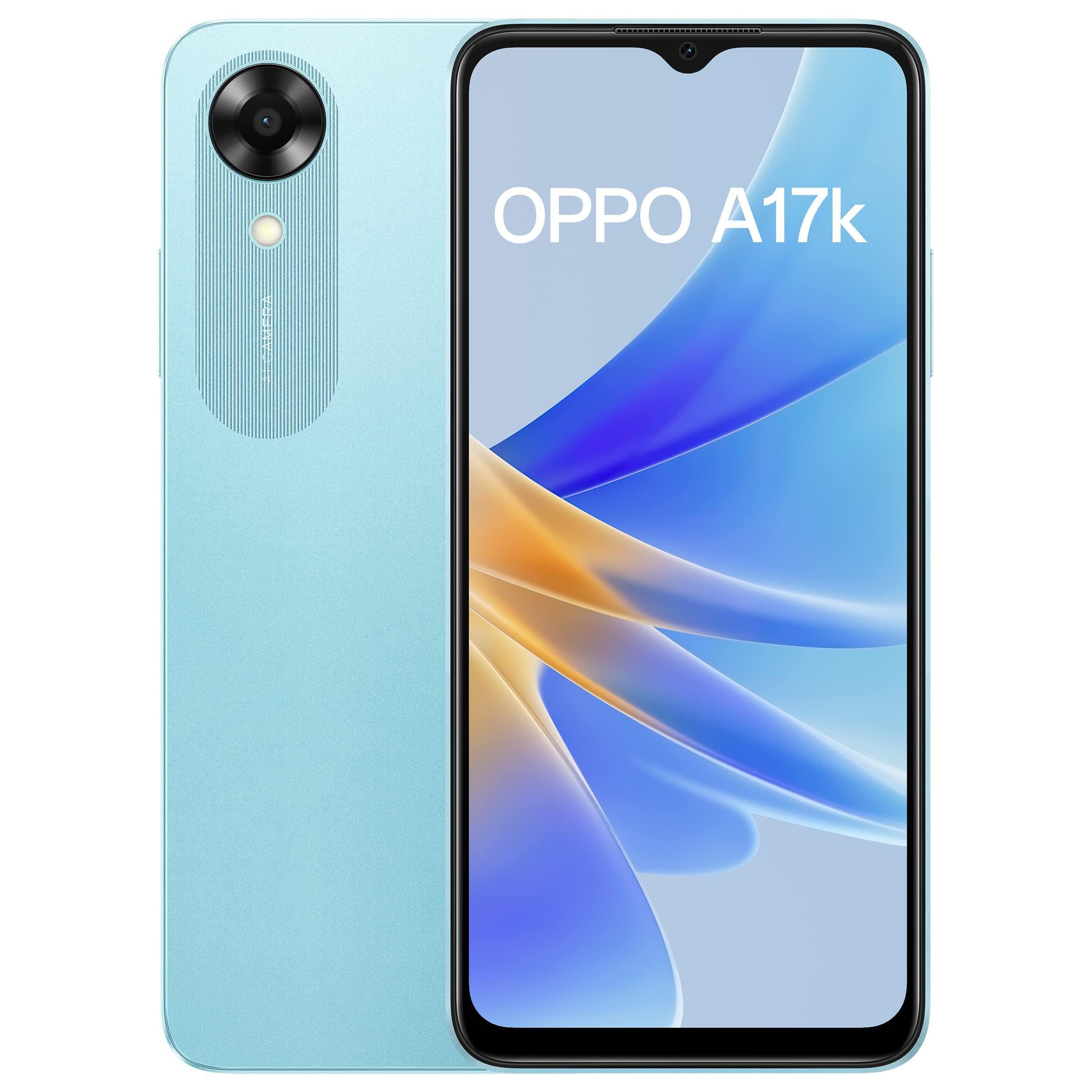 (Renewed) Oppo A17k (Blue, 3GB RAM, 64GB Storage) Refurbished