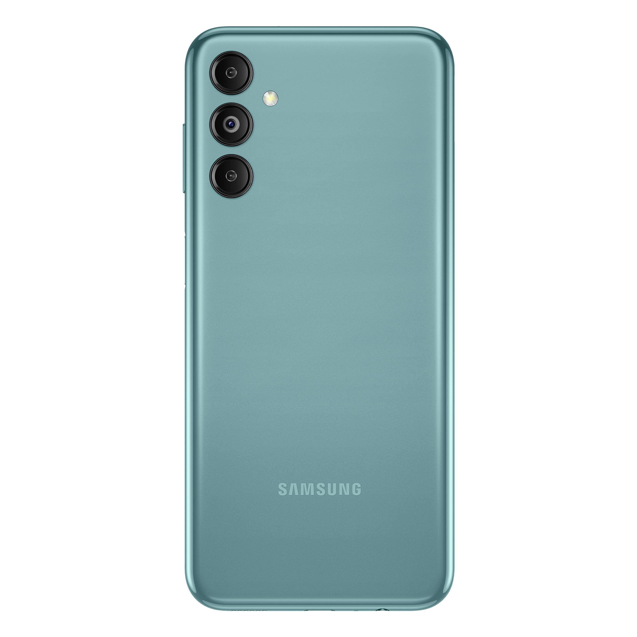 (Renewed) Samsung Galaxy M14 5G (Smoky Teal, 6GB, 128GB Storage) | 50MP Triple Cam | 6000 mAh Battery | 5nm Octa-Core Processor | 12GB RAM with RAM Plus | Android 13 | Without Charger - Image 3