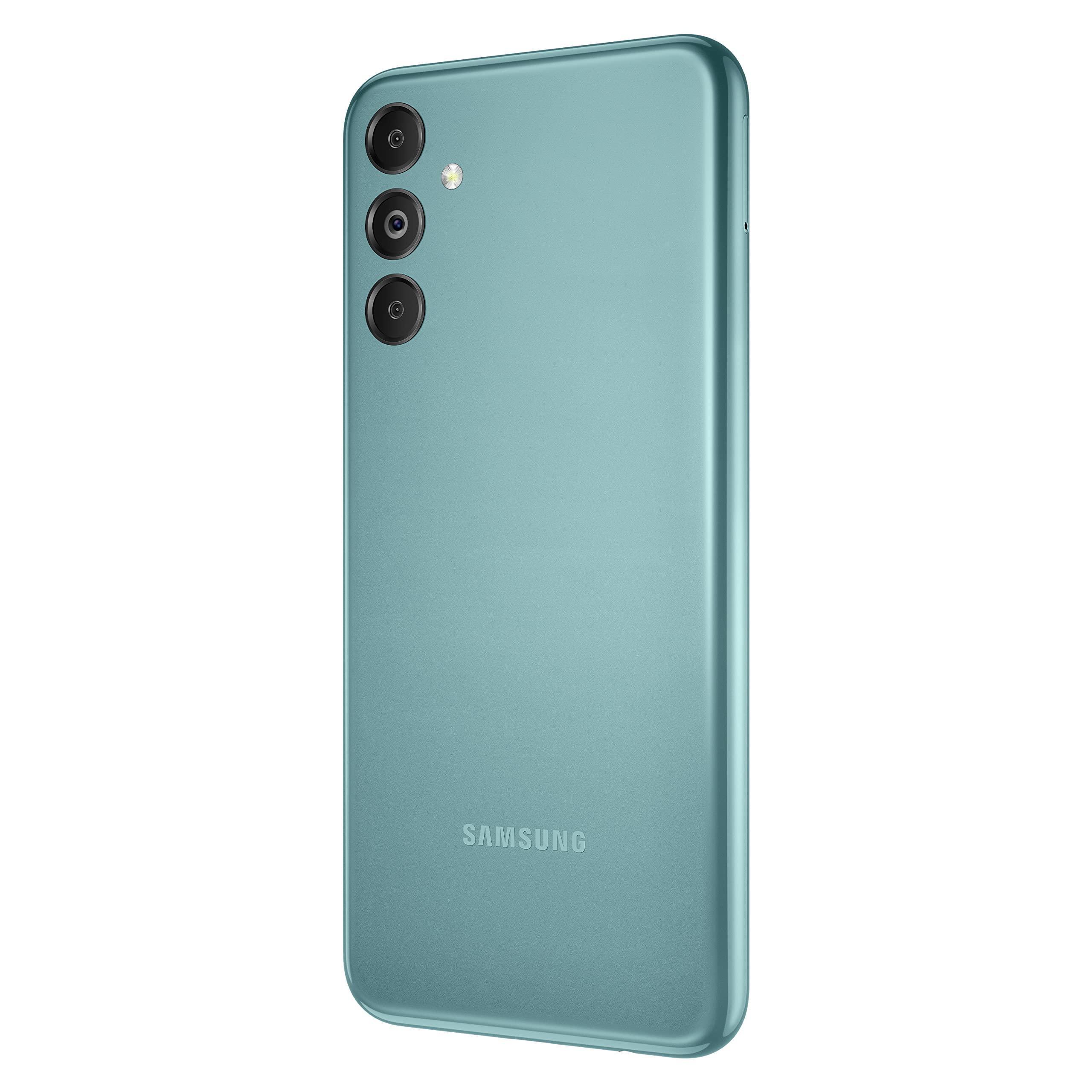 (Renewed) Samsung Galaxy M14 5G (Smoky Teal, 6GB, 128GB Storage) | 50MP Triple Cam | 6000 mAh Battery | 5nm Octa-Core Processor | 12GB RAM with RAM Plus | Android 13 | Without Charger - Image 4