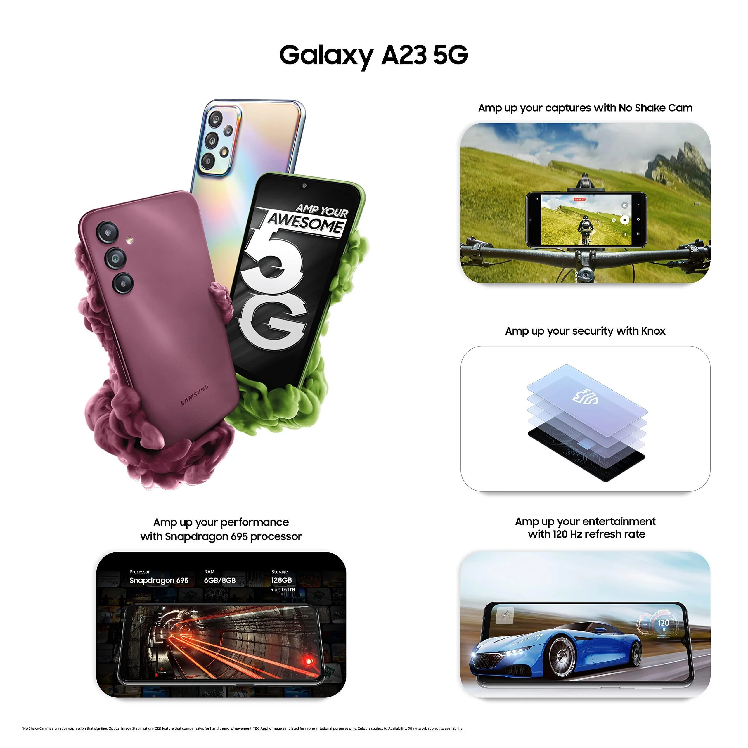 Samsung Galaxy A23 5G, Orange (6GB, 128GB Storage) Preowned - Image 6