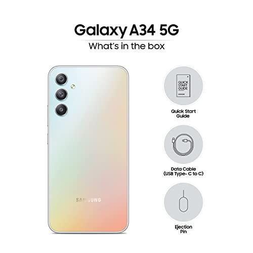 Samsung Galaxy A34 5G (Awesome Silver, 8GB, 128GB Storage) | 48 MP No Shake Cam (OIS) Refurbished - Image 8