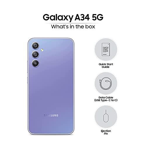 Samsung Galaxy A34 5G (Awesome Violet, 8GB, 128GB Storage) Refurbished - Image 2