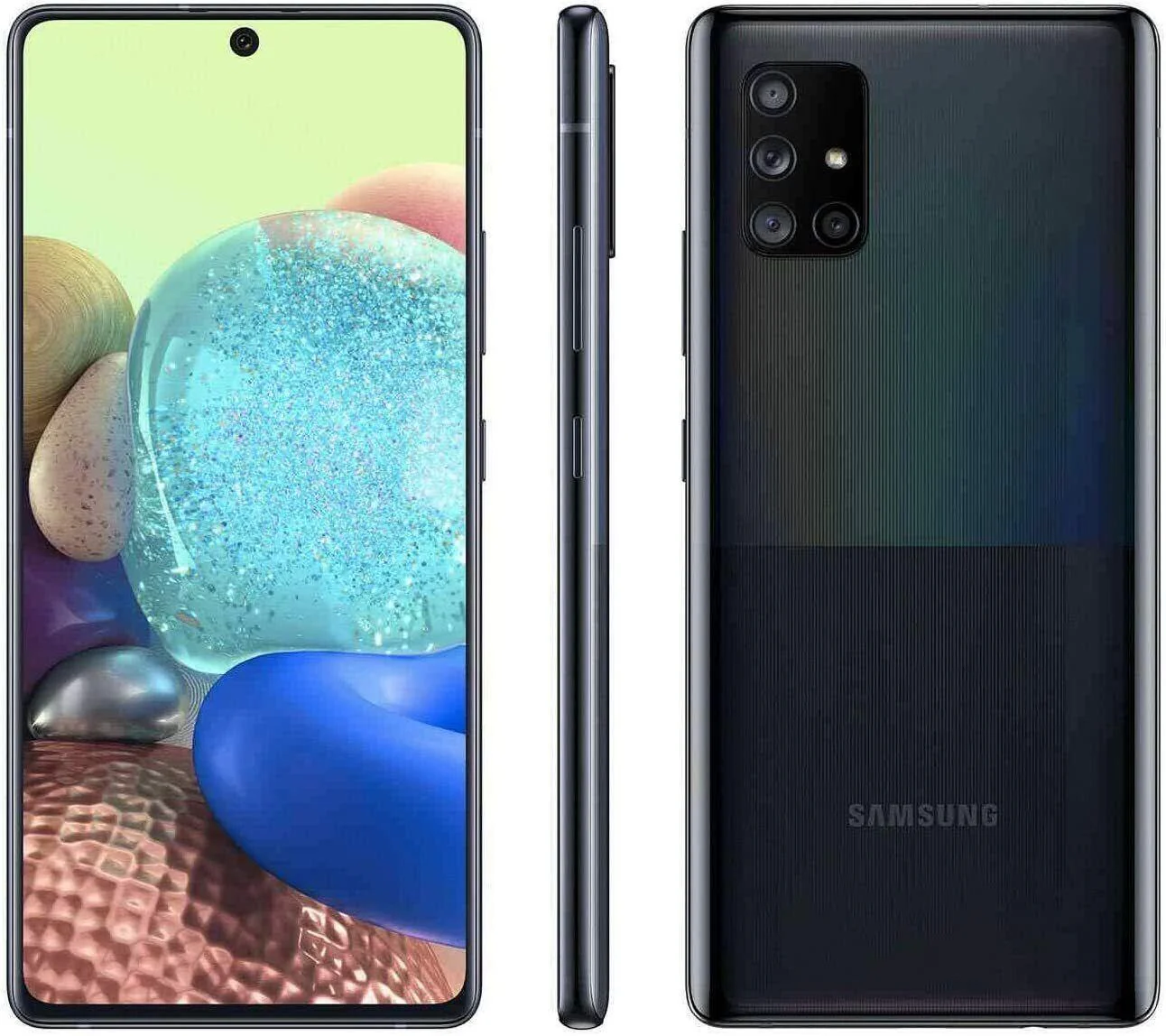 Samsung Galaxy A71 SM-A716U 128GB 5G LTE GSM Unlocked Prism Preowned - Image 3
