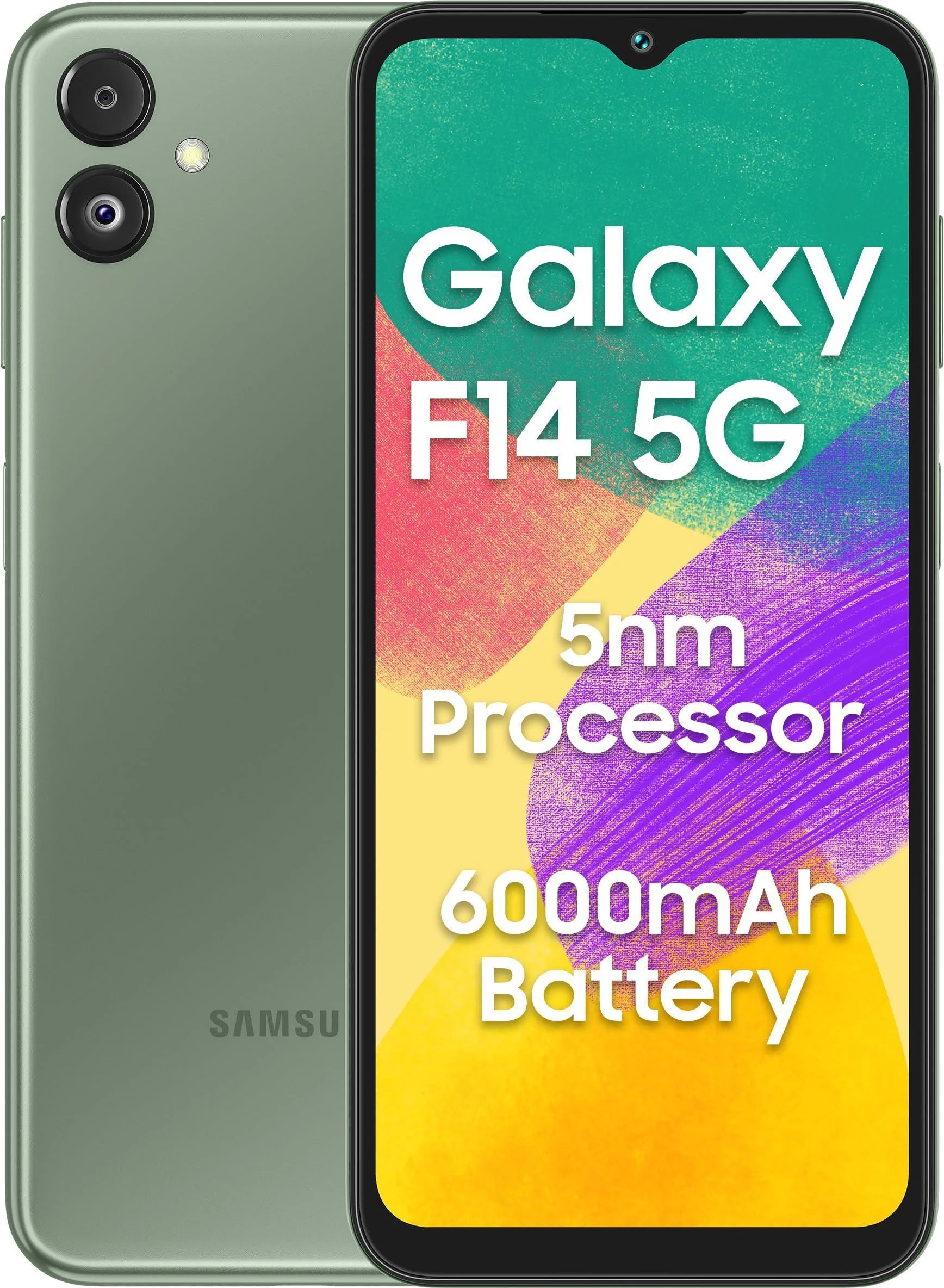 SAMSUNG Galaxy F14 5G 6GB RAM 128GB Storage (Goat Green)