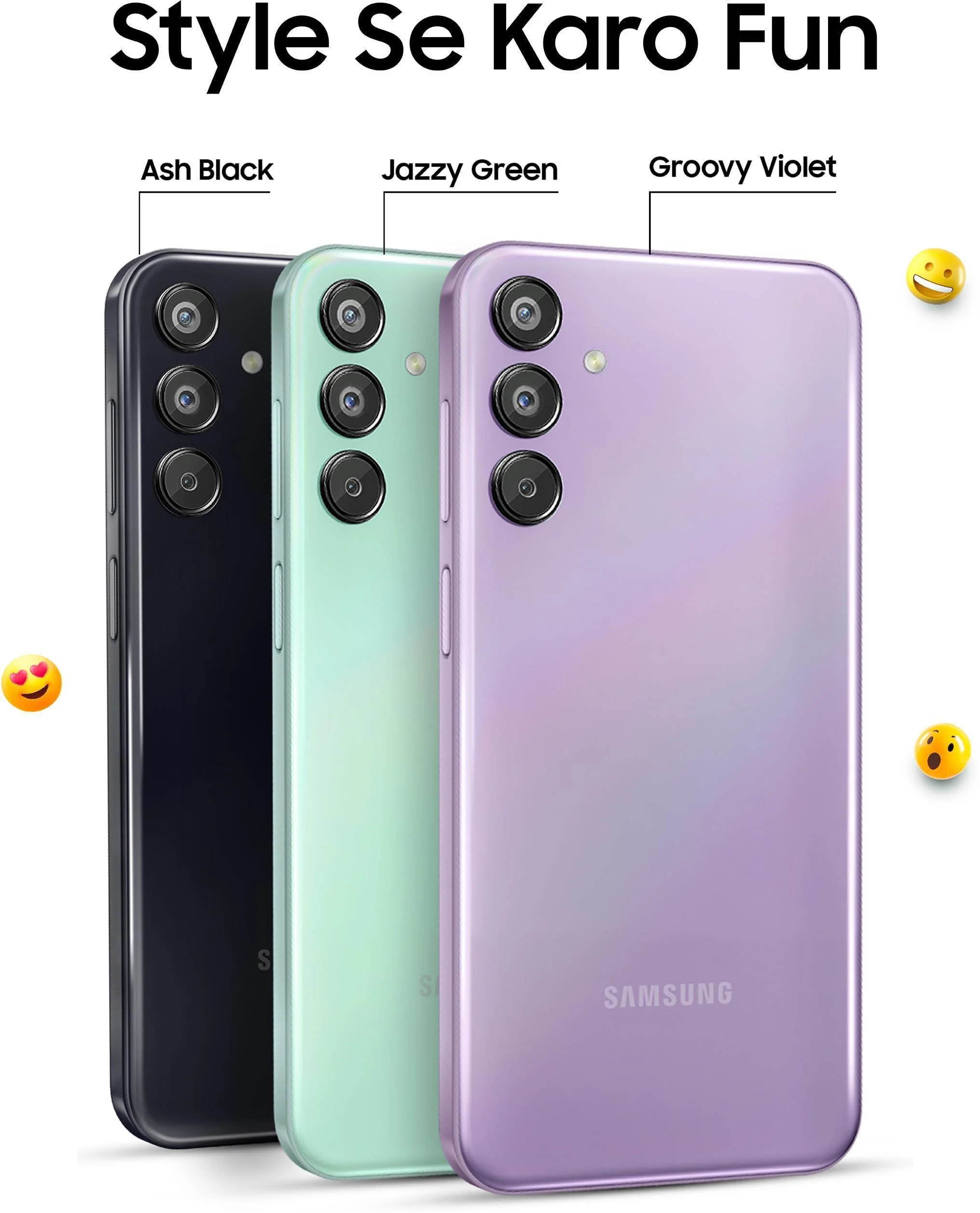 SAMSUNG Galaxy F15 5G 6GB RAM 128GB Storage (Jazzy Green) Refurbished - Image 3