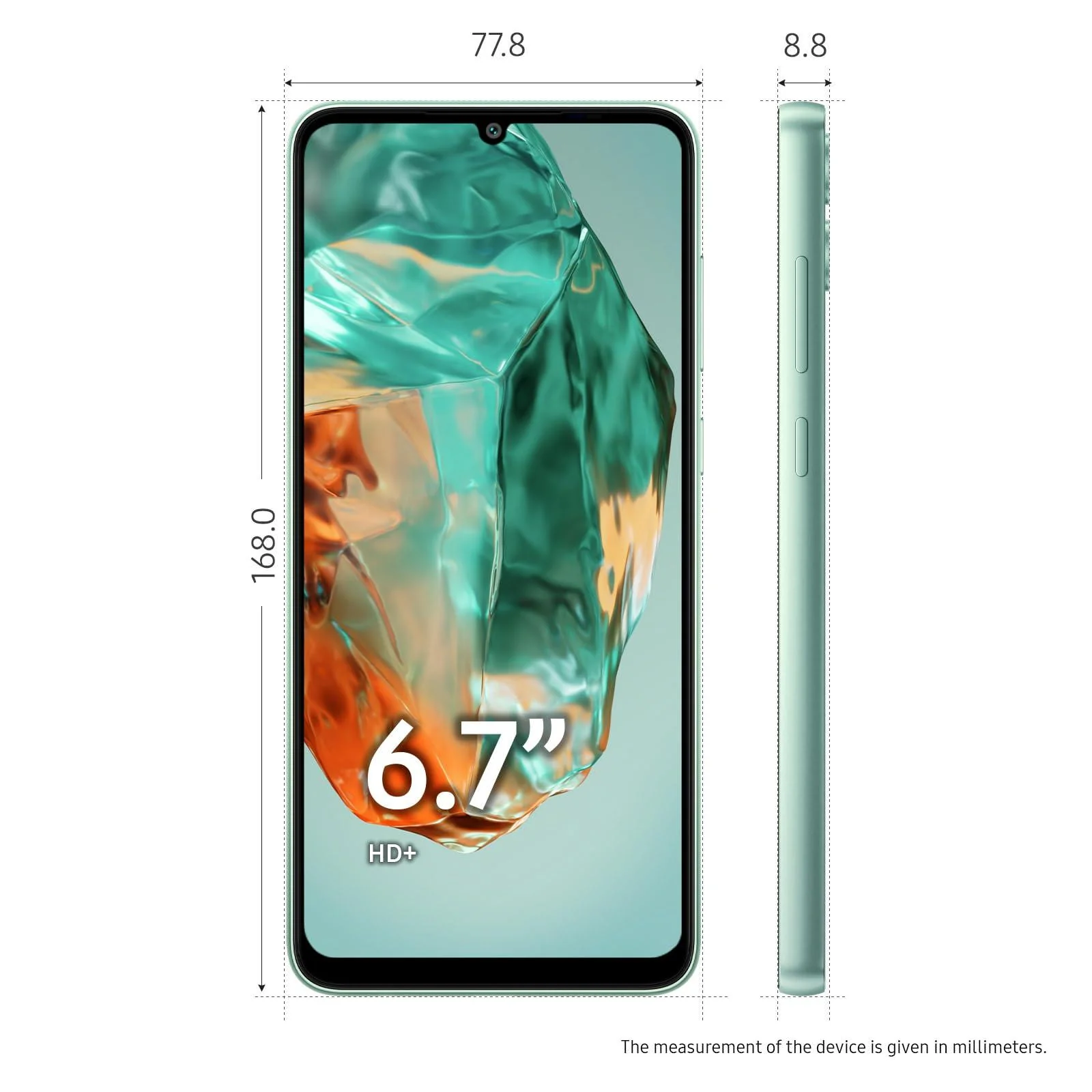 Samsung Galaxy M05 (Mint Green, 4GB RAM, 64 GB Storage) | 50MP Dual Camera Refurbished - Image 3