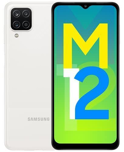 Samsung Galaxy M12 (White,4GB RAM, 64GB Storage) 6000 mAh with 8nm Processor Used