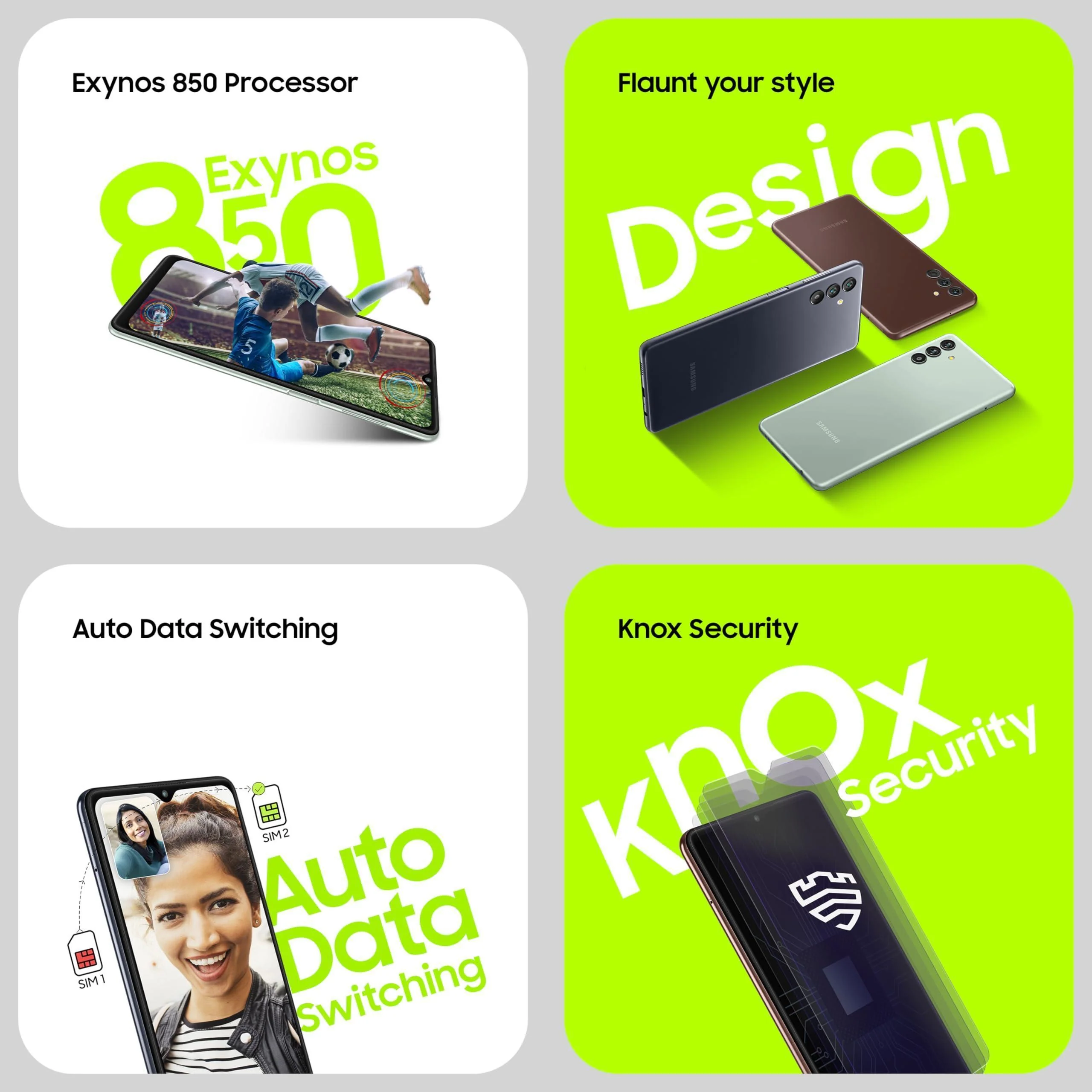 Samsung Galaxy M13 (Aqua Green, 4GB, 64GB Storage) | 6000mAh Battery Refurbished - Image 4