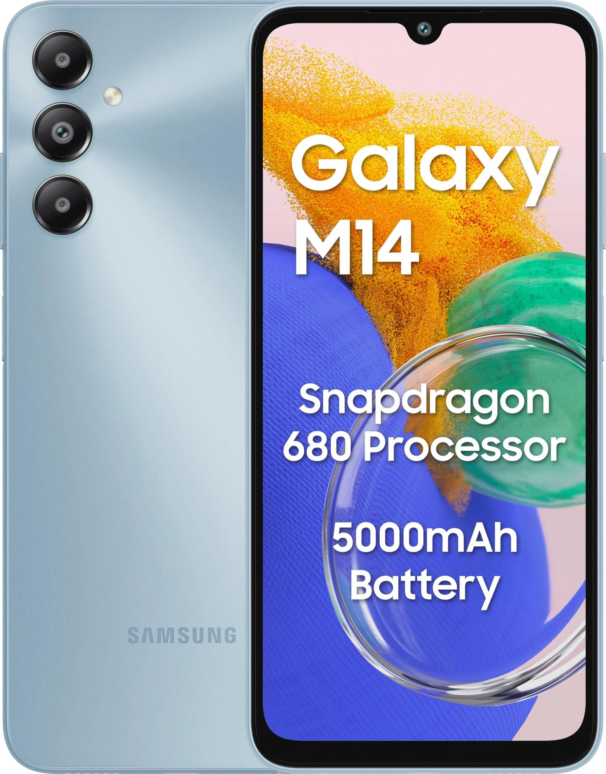 Samsung Galaxy M14 4G (Arctic Blue,6GB,128GB) | 50MP Triple Cam | 5000mAh Battery Preowned