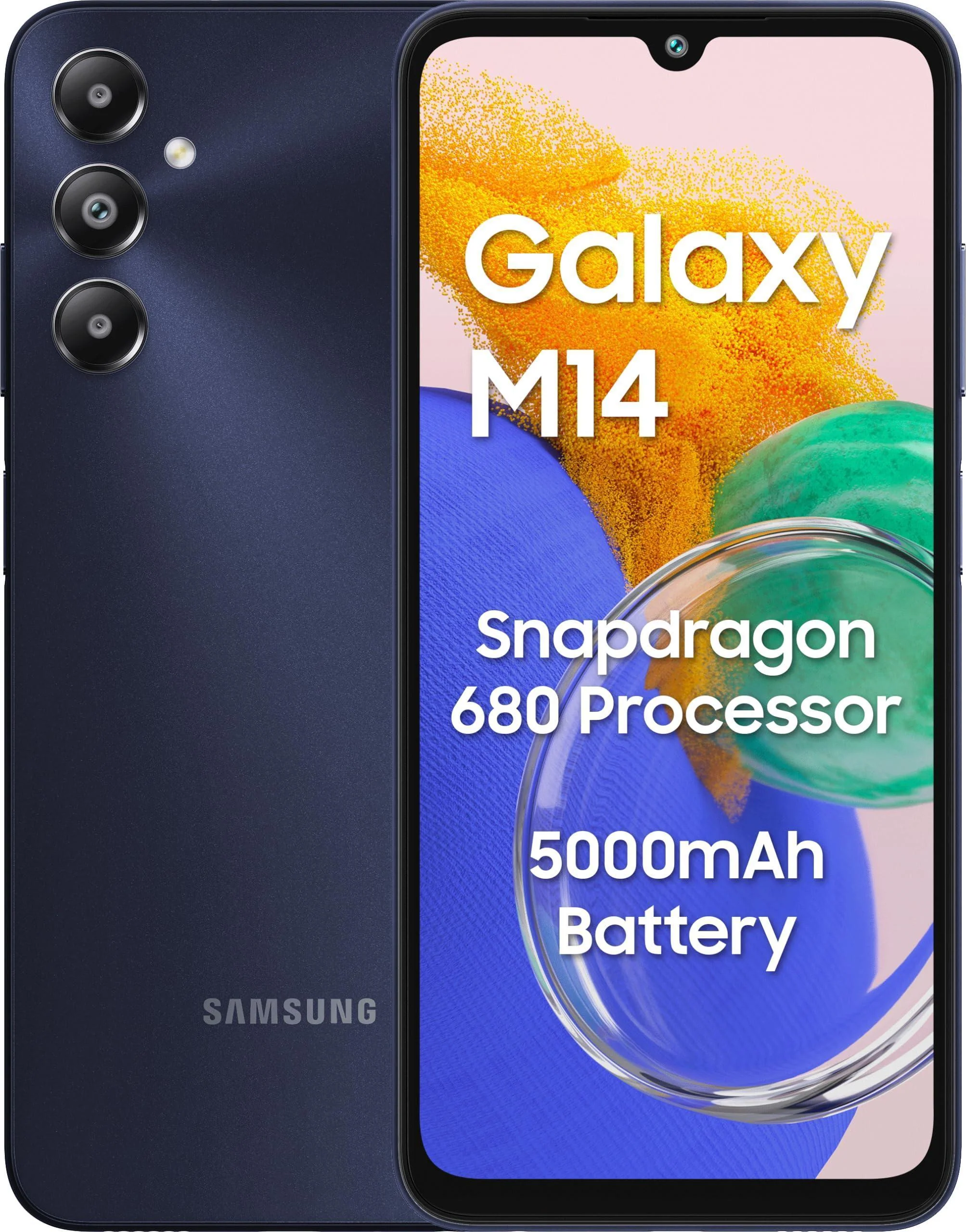 Samsung Galaxy M14 4G (Sapphire Blue,6GB,128GB) | 50MP Triple Cam | 5000mAh Battery Preowned