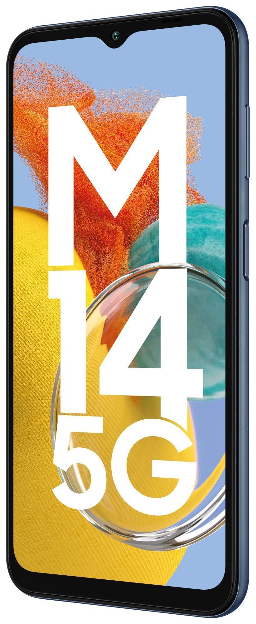 Samsung Galaxy M14 5G (Berry Blue,4GB,128GB)|50MP Triple Cam Preowned - Image 3
