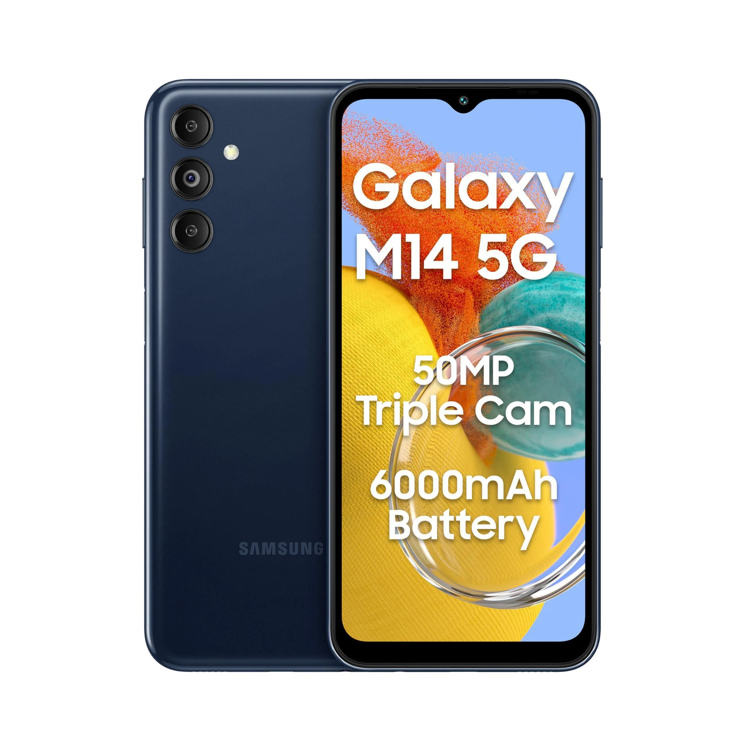 Samsung Galaxy M14 5G (Berry Blue,4GB,128GB)|50MP Triple Cam Preowned - Image 7