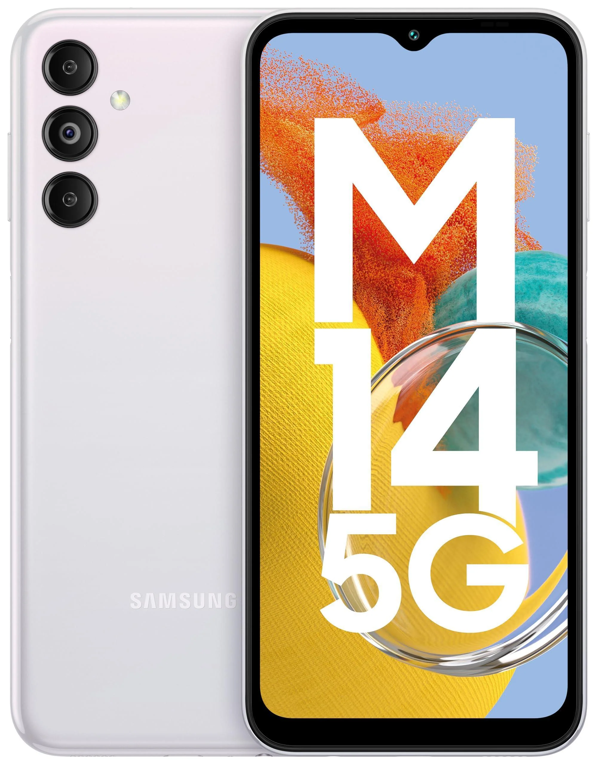 Samsung Galaxy M14 5G (ICY Silver,4GB,128GB)|50MP Triple Cam Preowned