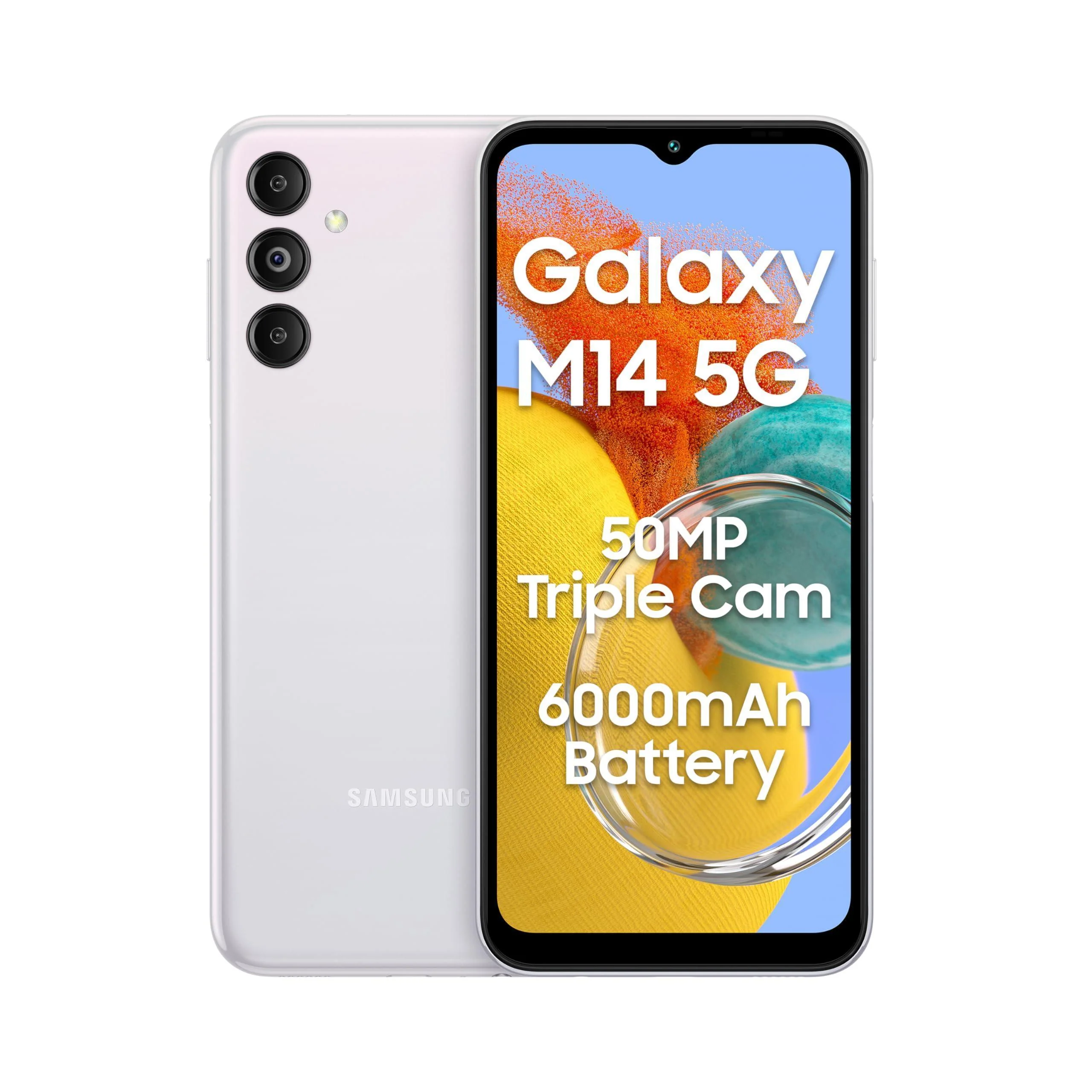 Samsung Galaxy M14 5G (ICY Silver,6GB,128GB)|50MP Triple Cam Refurbished - Image 7