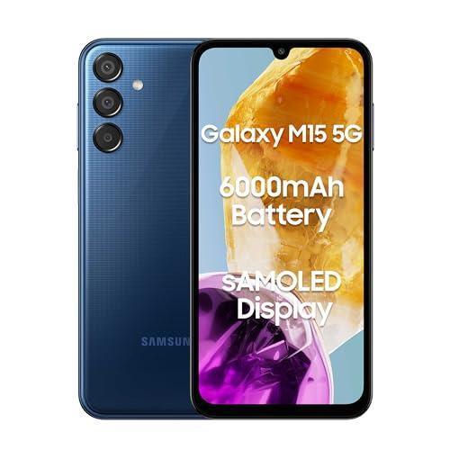 Samsung Galaxy M15 5G (Blue Topaz,8GB RAM,128GB Storage)| 50MP Triple Cam| 6000mAh Battery Preowned