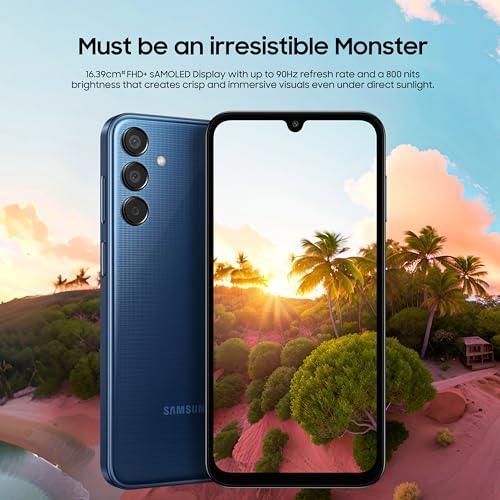 Samsung Galaxy M15 5G (Blue Topaz,8GB RAM,128GB Storage)| 50MP Triple Cam| 6000mAh Battery Preowned - Image 4