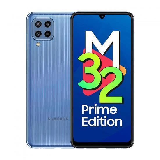 Samsung Galaxy M32 Prime Edition (Light Blue, 4GB RAM, 64GB) Refurbished