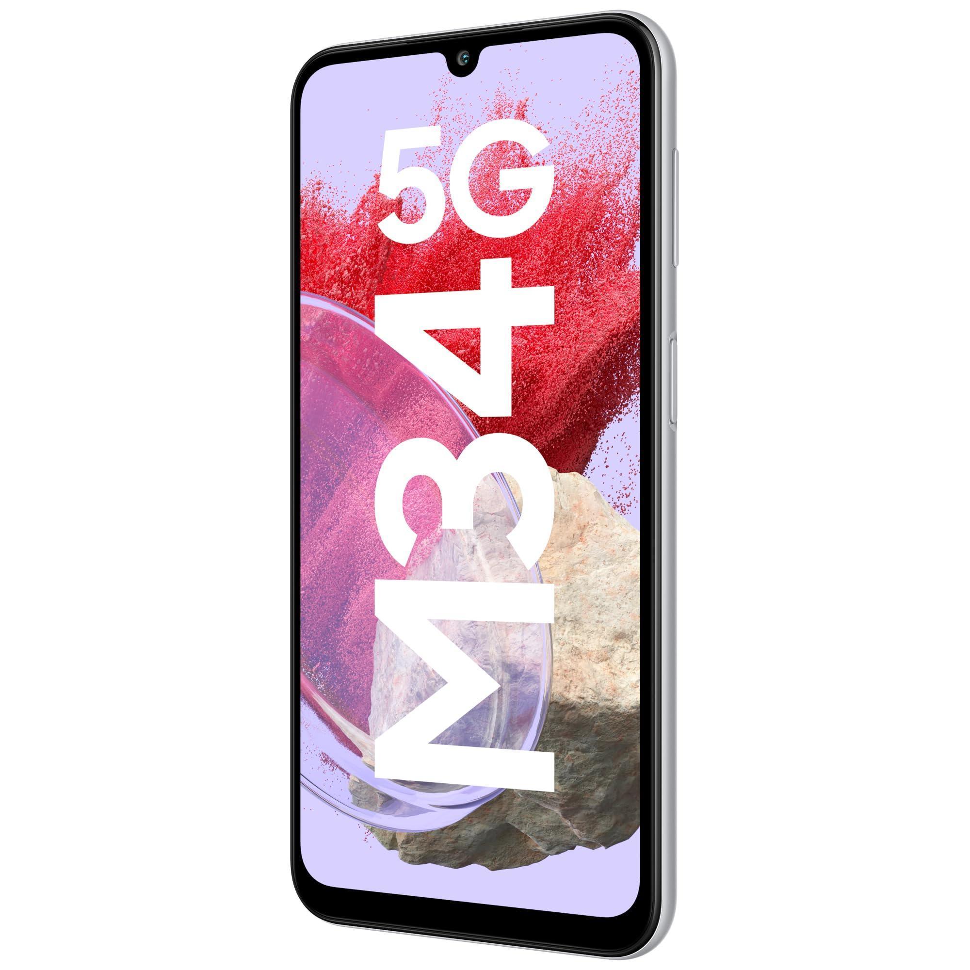 Samsung Galaxy M34 5G (Prism Silver,6GB,128GB)|120Hz sAMOLED Display Refurbished - Image 2