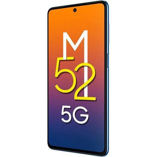 Samsung Galaxy M52 5G (ICY Blue, 8GB RAM, 128GB Storage) Used - Image 4