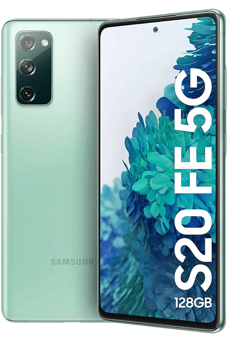 Samsung Galaxy S20 Fe 5G (Cloud Mint, 8GB RAM, 128GB Storage) - Refurbished