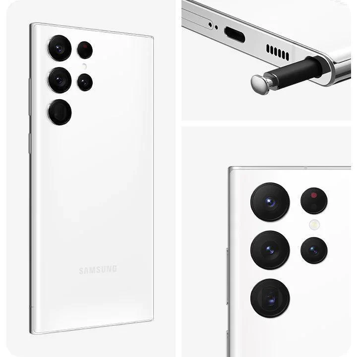 Samsung Galaxy S22 Ultra 5G (Phantom White, 12GB RAM, 256GB Storage) - Refurbished - Image 4