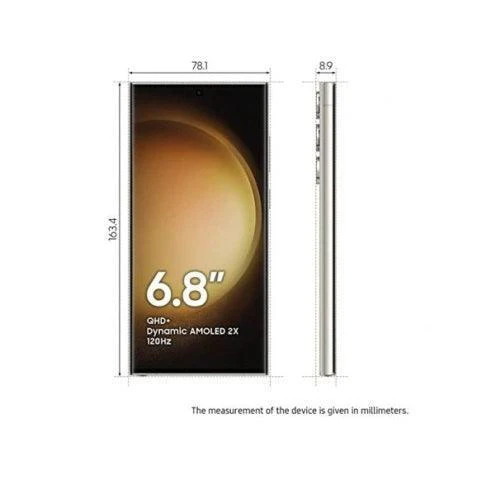 Samsung Galaxy S23 Ultra 5G (Cream, 12GB, 256GB Storage) Used - Image 3