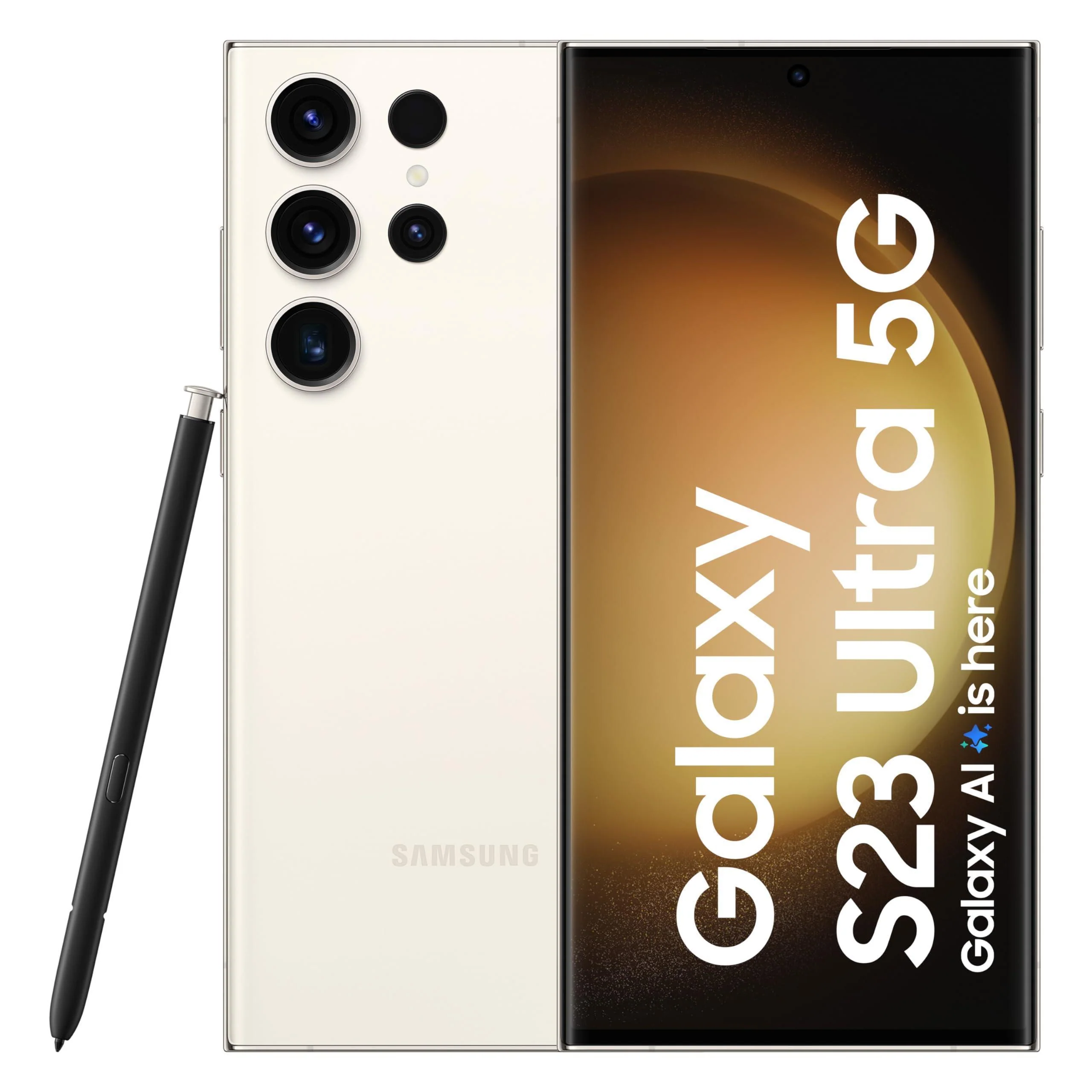Samsung Galaxy S23 Ultra 5G AI Smartphone (Cream, 12GB, 512GB Storage) Refurbished