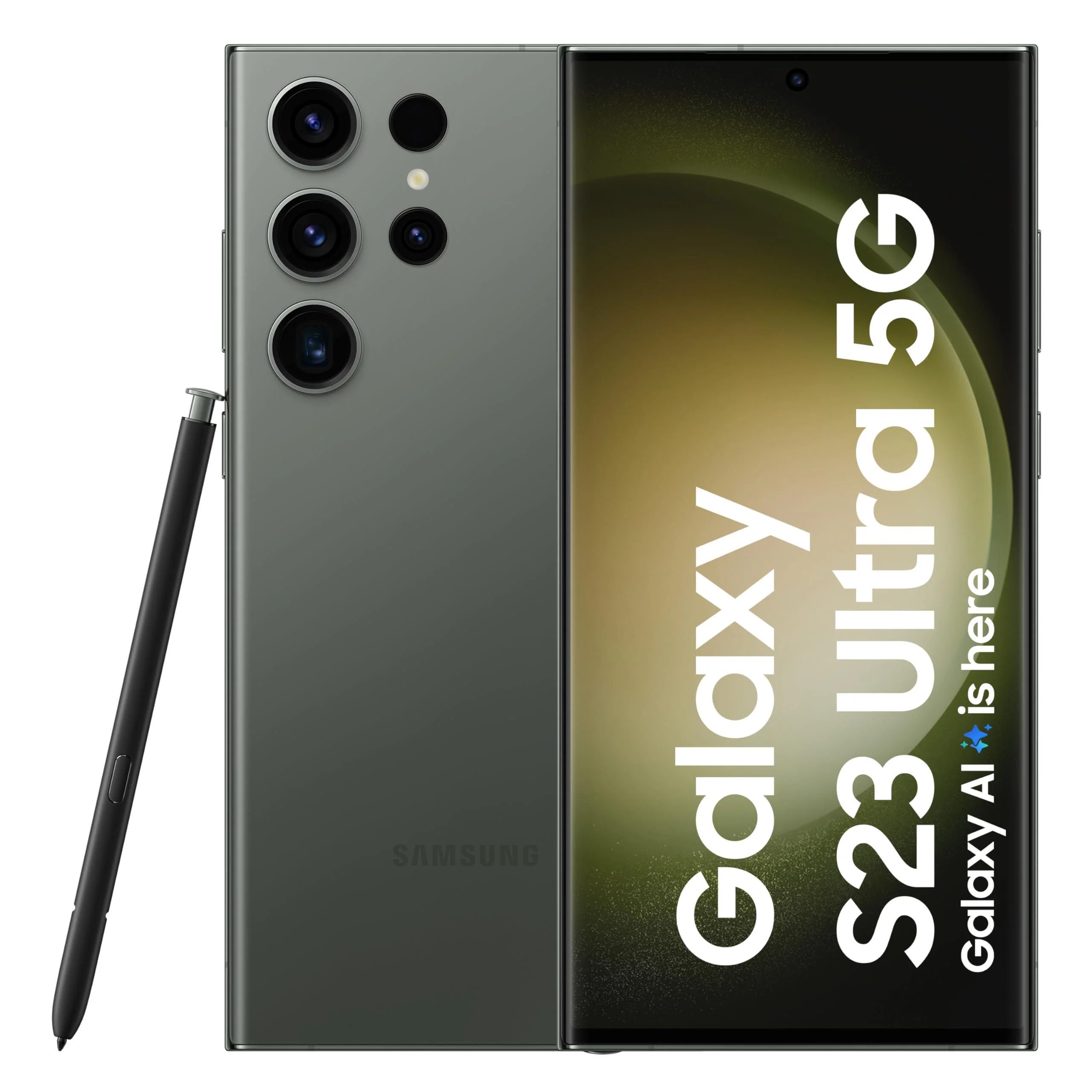 Samsung Galaxy S23 Ultra 5G AI Smartphone (Green, 12GB, 256GB Storage) refurbished
