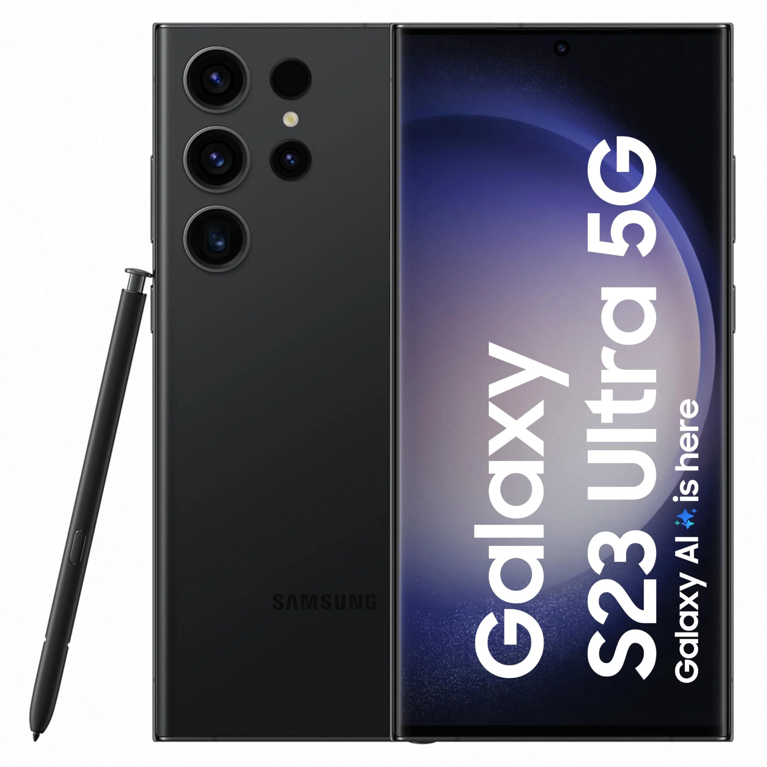 Samsung Galaxy S23 Ultra 5G AI Smartphone (Phantom Black, 12GB, 256GB Storage) Preowned