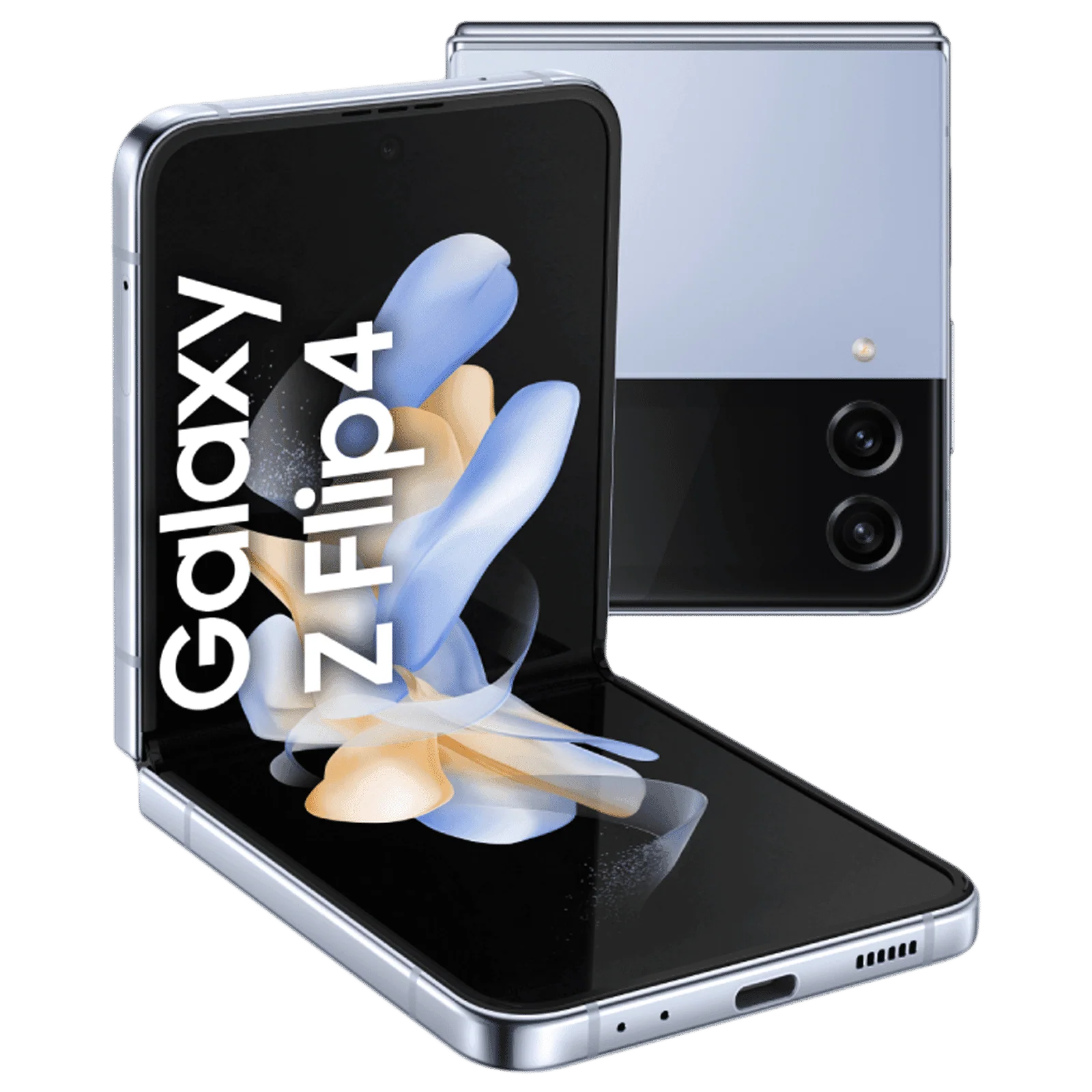 SAMSUNG Galaxy Z Flip4 5G (8GB RAM, 128GB, Blue) Refurbished