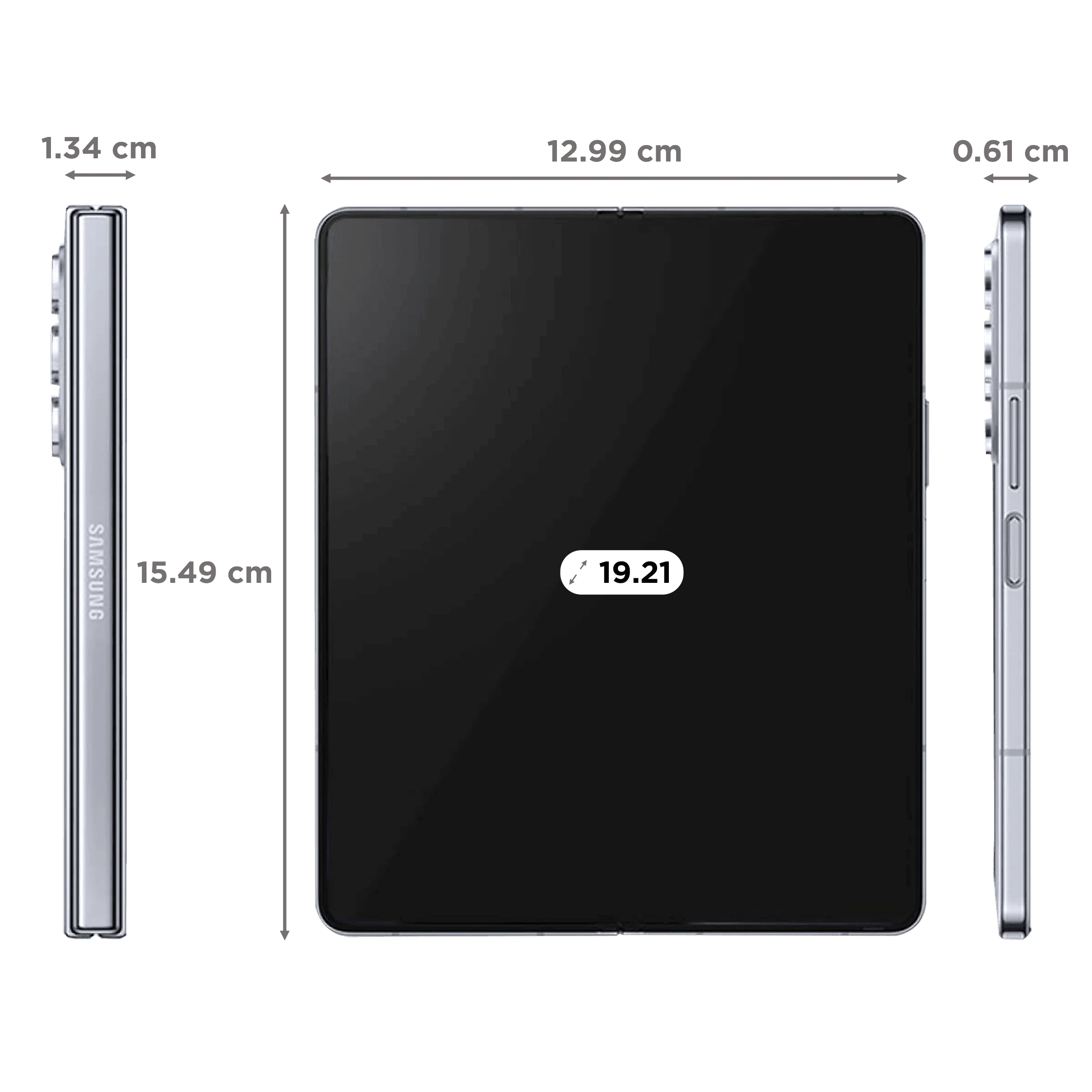 SAMSUNG Galaxy Z Fold5 5G (12GB RAM, 512GB, Phantom Black) Refurbished - Image 2