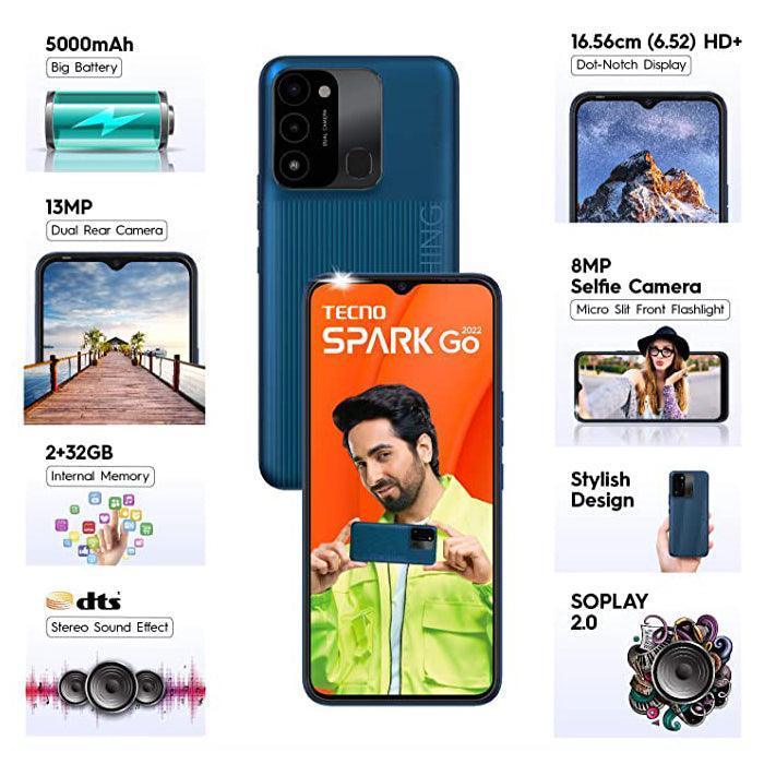 Tecno KE5 Spark Go Ice Silver 2GB 32GB Refurbished - Image 6